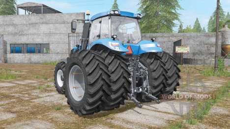 New Holland T8-series with dual wheel pour Farming Simulator 2017