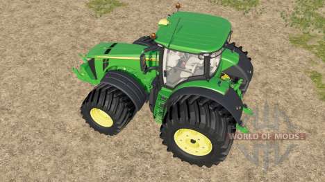 John Deere 8R-series wide tire options für Farming Simulator 2017