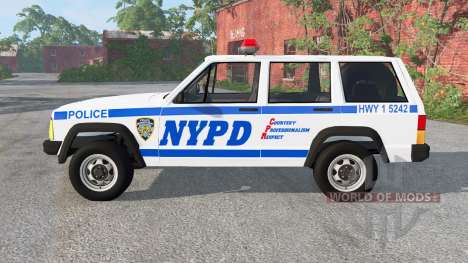 Jeep Cherokee Police für BeamNG Drive