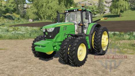 John Deere 6M-series 8 wheels configurations für Farming Simulator 2017
