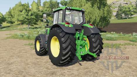 John Deere 6M-series changes wheels für Farming Simulator 2017
