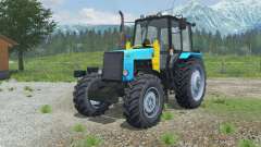 MTZ-1221 Belarus Traktor mit einem Lader für Farming Simulator 2013