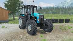MTZ-Belarus 1221В mit einem loader Laumetris für Farming Simulator 2013