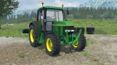 John Deere 6100 with weight pour Farming Simulator 2013