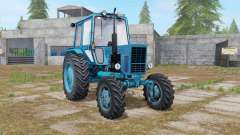 MTZ-82 Belarus in der Farbe blau für Farming Simulator 2017
