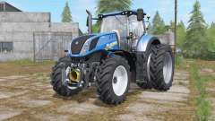 New Holland T7-series added narrow twin wheels pour Farming Simulator 2017