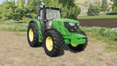 John Deere 6M-series changes wheels für Farming Simulator 2017