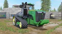 John Deere 9RT shamrock green pour Farming Simulator 2017