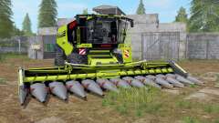 Claas Lexion 795 with headers pour Farming Simulator 2017