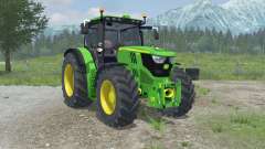 John Deere 6150R full hydraulics animation pour Farming Simulator 2013