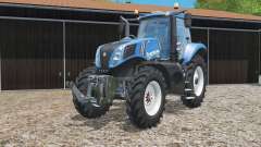New Holland T8.320 narrow wheels pour Farming Simulator 2015