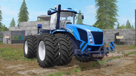 New Holland T9 multicolor with drilling tires für Farming Simulator 2017