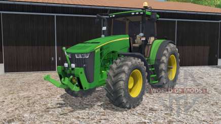 John Deere 8370R full lighting pour Farming Simulator 2015