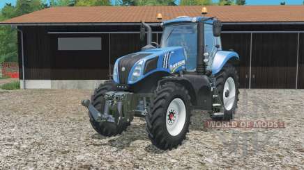 New Holland T8.320 single row wheels für Farming Simulator 2015