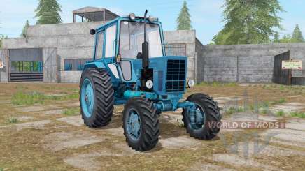 MTZ-82 de la Biélorussie dans la couleur bleue pour Farming Simulator 2017