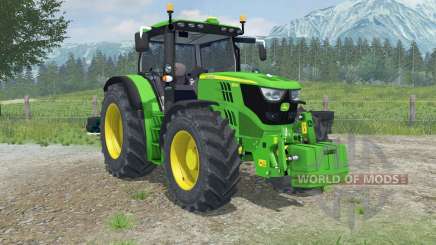 John Deere 6150R dynamic exhaust für Farming Simulator 2013