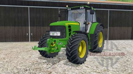 John Deere 6830 Premium animated hydraulic pour Farming Simulator 2015
