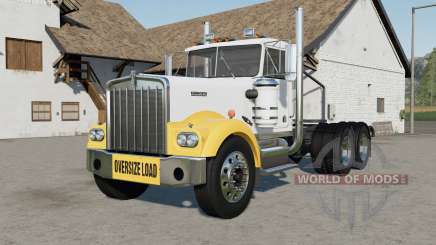 Kenworth W900A Day Cab 1974 oversize load pour Farming Simulator 2017
