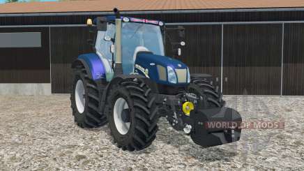 New Holland T6.160 with weight pour Farming Simulator 2015