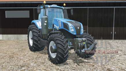 New Holland T8.320 new rear wheels pour Farming Simulator 2015