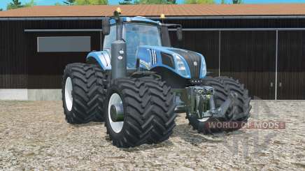 New Holland T8.320 double wheels pour Farming Simulator 2015