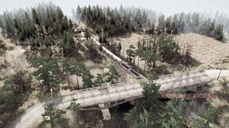 Baltic - train Wreck für Spintires MudRunner