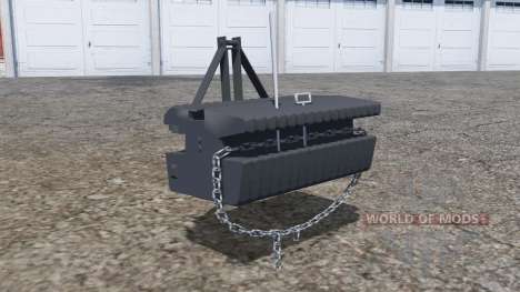Front weight with movable chain für Farming Simulator 2013