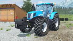 New Holland T7.220 with weight pour Farming Simulator 2013