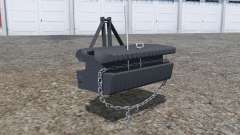 Front weight with movable chain pour Farming Simulator 2013