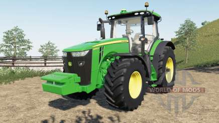 John Deere 8R new steering console and seat pour Farming Simulator 2017