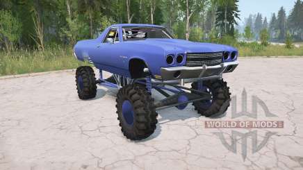 Chevrolet El Camino 1970 lifted pour MudRunner