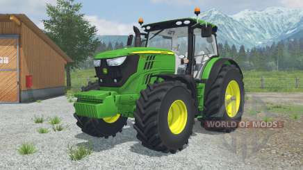 John Deere 6170R&6210R MoreRealistic für Farming Simulator 2013