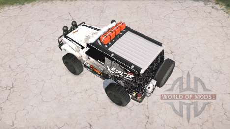 Toyota Land Cruiser Hard Top (J71) LX lifted pour Spintires MudRunner