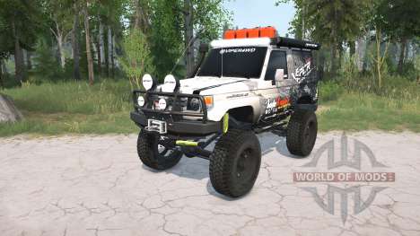 Toyota Land Cruiser Hard Top (J71) LX lifted pour Spintires MudRunner
