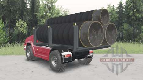 Unbemannter LKW Scania für Spin Tires