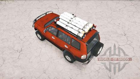 Mitsubishi Pajero 5-door 2006 lifted pour Spintires MudRunner