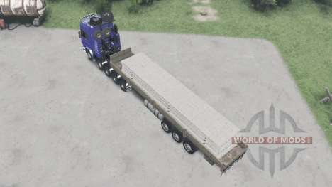 Scania R730 10x10 v2.0 pour Spin Tires