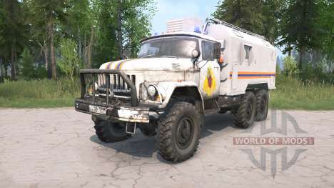 ZIL-131 EMERCOM von Russland für Spintires MudRunner