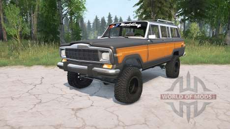 Jeep Grand Wagoneer 1991 pour Spintires MudRunner