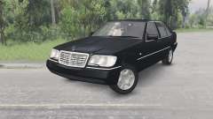 Mercedes-Benz S600 (W140) 1996 pour Spin Tires