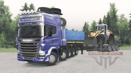 Scania R730 10x10 v2.0 pour Spin Tires