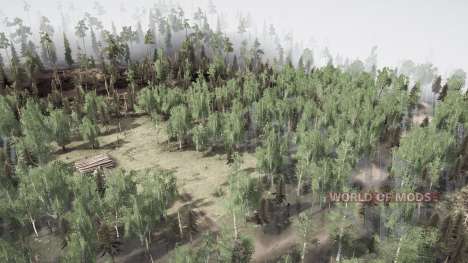 Over the hills and through the forest pour Spintires MudRunner