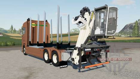 Scania S 730 timber truck für Farming Simulator 2017