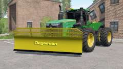 John Deere 9620R with silage blade für Farming Simulator 2017