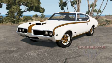 Oldsmobile 442 Hurst holiday coupe (4487) 1969 für BeamNG Drive