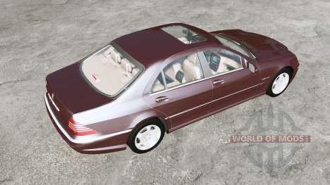 Mercedes-Benz S 600 (W220) 2005 pour BeamNG Drive