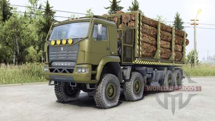 Kamaz-6ṣ60 pour Spin Tires