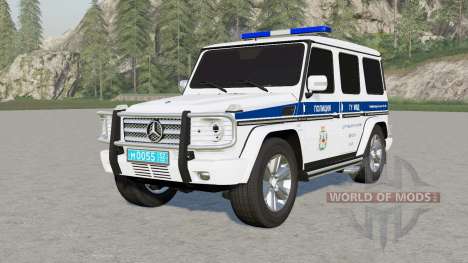 Mercedes-Benz G 55 AMG (W463) Police pour Farming Simulator 2017