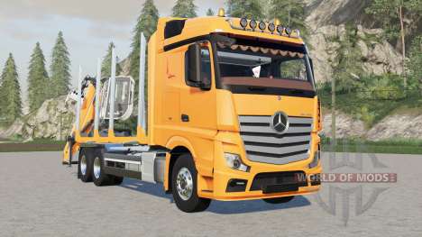 Mercedes-Benz Actros forestry truck pour Farming Simulator 2017
