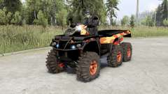 Can-Am Outlandeᵲ 6x6 pour Spin Tires